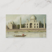 タージ・マハルの皇帝Shah Jehanの墓 名刺 (裏面)