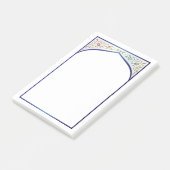 タージ・マハルの花柄 ポストイット (アングル)