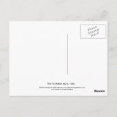 タージ・マハル ポストカード (裏面)