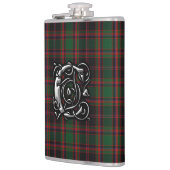 タータンチェックのスコットランド人を捜す一族のCummingのCummings フラスク (左)