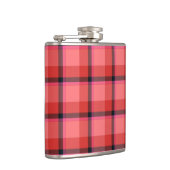 タータンチェックのデザイン フラスク (右)