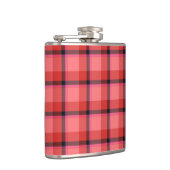 タータンチェックのデザイン フラスク (右)