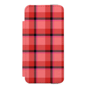タータンチェックのデザイン iPhone SE/5/5sウォレットケース