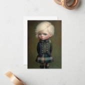 タータンチェックのニュース:スコティッシュハイランド ノートカード (正面/裏面インサイチュ)