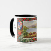 タータンチェックのマグ、一族Fraserの長の湖 マグカップ (正面左)