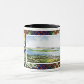 タータンチェックのマグ、一族MacDonald、 マグカップ (中央)