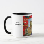 タータンチェックのマグ、一族Robertson、 マグカップ (左)