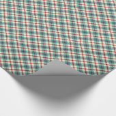 タータンチェックカスタムプレイド ラッピングペーパー (角)