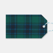 タータンチェックギフトラベル ギフトタグ (正面(横))