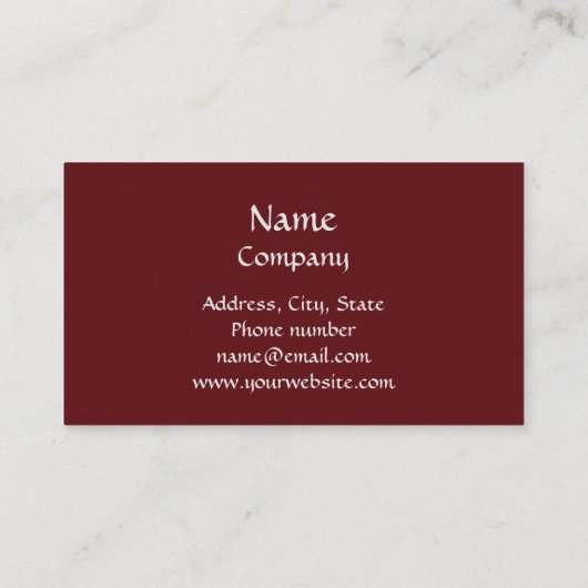 タータンチェッククラシックスコティッシュパターンレッドブラックカスタム 名刺 (裏面)