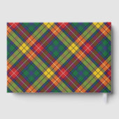 タータンチェッククランブキャナンプレイド数々のカラーチェックカスタム ゲストブック (裏面)