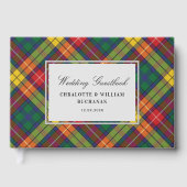 タータンチェッククランブキャナンプレイド数々のカラーチェックカスタム ゲストブック (正面)