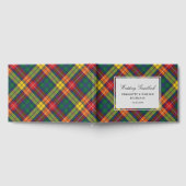 タータンチェッククランブキャナンプレイド数々のカラーチェックカスタム ゲストブック (全面)