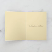 タータンチェッククリスマスカード シーズンカード (内部)