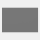 タータンチェックグレイエレガントホワイトブルゴーニュ ラッピングペーパーシート (正面3)