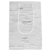 タータンチェックジョイオンホワイト樺の木中抱き枕 ミディアムペーパーバッグ (裏面)