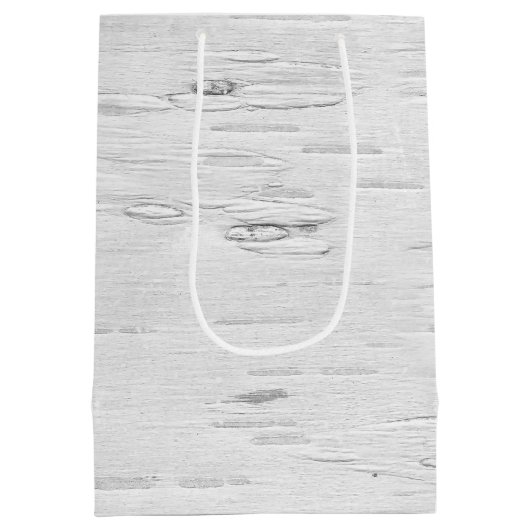 タータンチェックジョイオンホワイト樺の木中抱き枕 ミディアムペーパーバッグ (裏面)