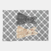 タータンチェックスコットランド キッチンタオル (横)