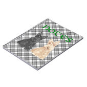 タータンチェックスコットランド ノートブック (左側)