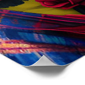 タータンチェックスタイリッシュ付きプリンセス ポスター (角)