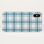 タータンチェックターコイズ... Case-Mate iPhoneケース (裏面(横))
