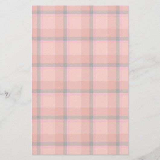 タータンチェックデザイン 便箋 (正面)