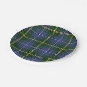 タータンチェックノバスコシア ペーパープレート (アングル)