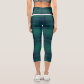 タータンチェックハイウェイストキャプリス カプリレギンス (裏面)