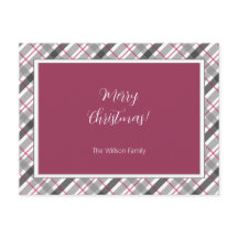 タータンチェックバルモラルブラックグレーブルゴーニュモノグラムの