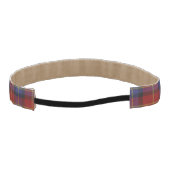 タータンチェックパターン アスレチックヘッドバンド (裏面)