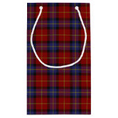 タータンチェックパターン スモールペーパーバッグ (裏面)