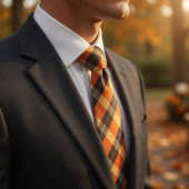 タータンチェックパターン ネクタイ