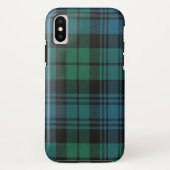 タータンチェックファブリックのケース – メイトのタフiPhone Xケース Case-Mate iPhoneケース (裏面)