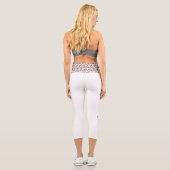 タータンチェックプレイドオムシンボルハイウェイストカプリレギンス カプリレギンス (裏面)