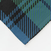 タータンチェックプレイドクランキャンベルファミリーネームレイクハウス フリースブランケット (角)