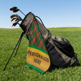 タータンチェックプレイドゴルフギフト ゴルフタオル