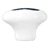 タータンチェックプレイドドッグポープリントキャビネットノブの引っ張り セラミックノブ (側面)