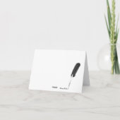 タータンチェックプレイドノートカード ノートカード (裏面)