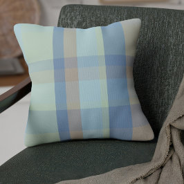 タータンチェックプレイドフィガロ車の色の人形 クッション