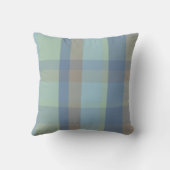 タータンチェックプレイドフィガロ車の色の人形 クッション (裏面)