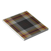 タータンチェックプレイド ノートパッド (アングル)
