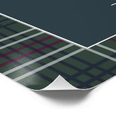 タータンチェックベー素朴ビーシャワー ポスター (コーナー)