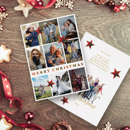 タータンチェックモダンエレガントコラージュ10写真ファミリー