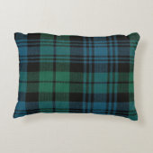 タータンチェック布帛ブラシ加工ポリエステル アクセントクッション (裏面)