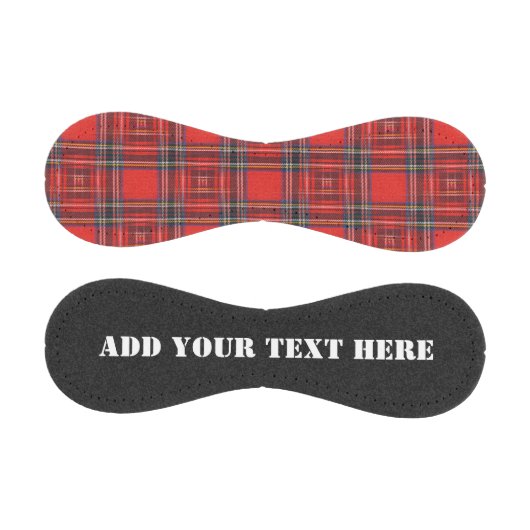 タータンチェック平型赤王室の布 野球ボール (パネル)