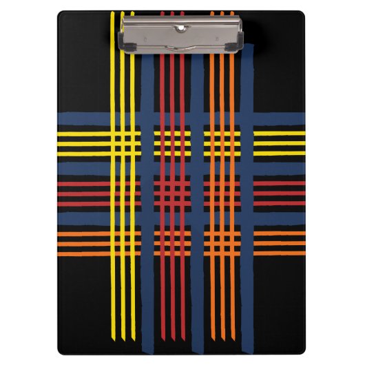 タータンチェック手帳 クリップボード (正面)