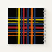 タータンチェック手帳 ノートブック (裏面)