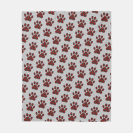 タータンチェック格子柄 フリースブランケット