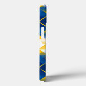 タータンチェック格子青(黄) Case-Mate iPhoneケース (裏面 / 右)