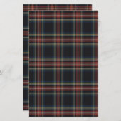 タータンチェック紙シート (正面/裏面)